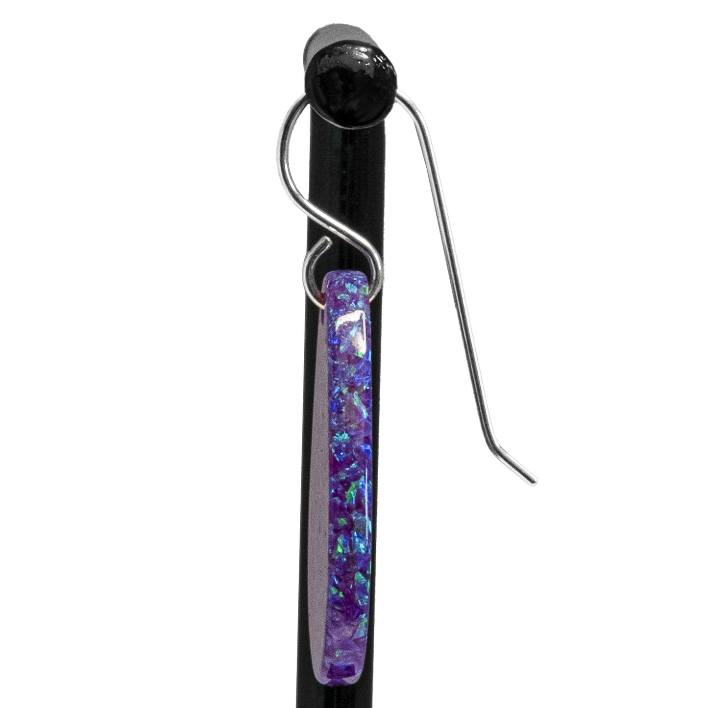Nebula Blue Opal Teardrop Earring, Small