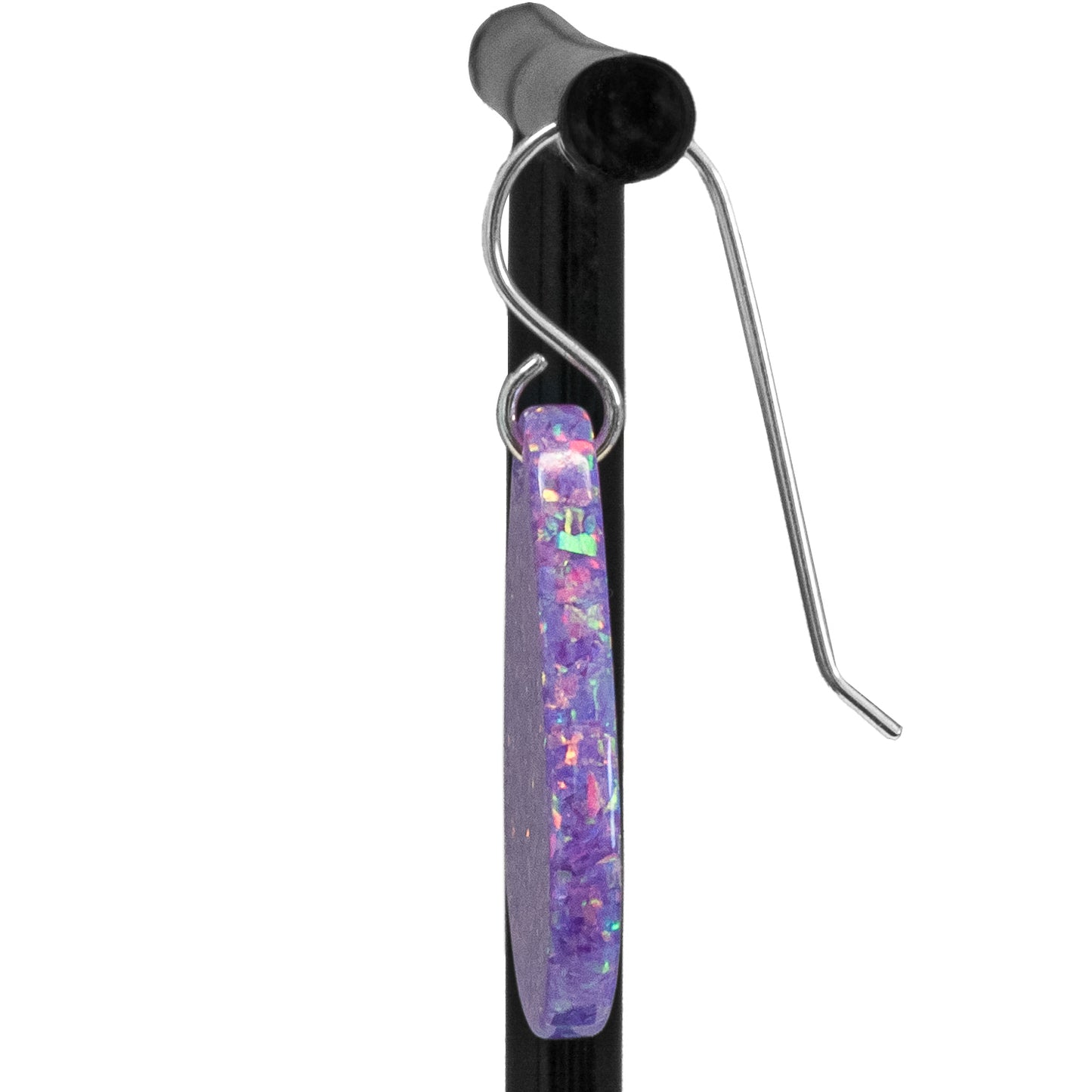 Purple Opal Teardrop Earring, Small