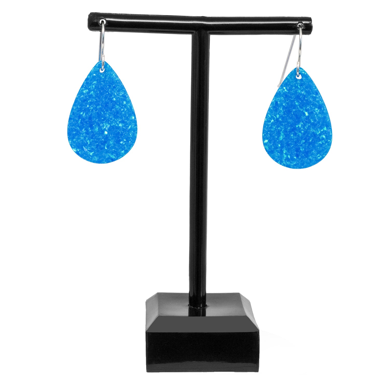 Blue Opal Teardrop Earring, Medium