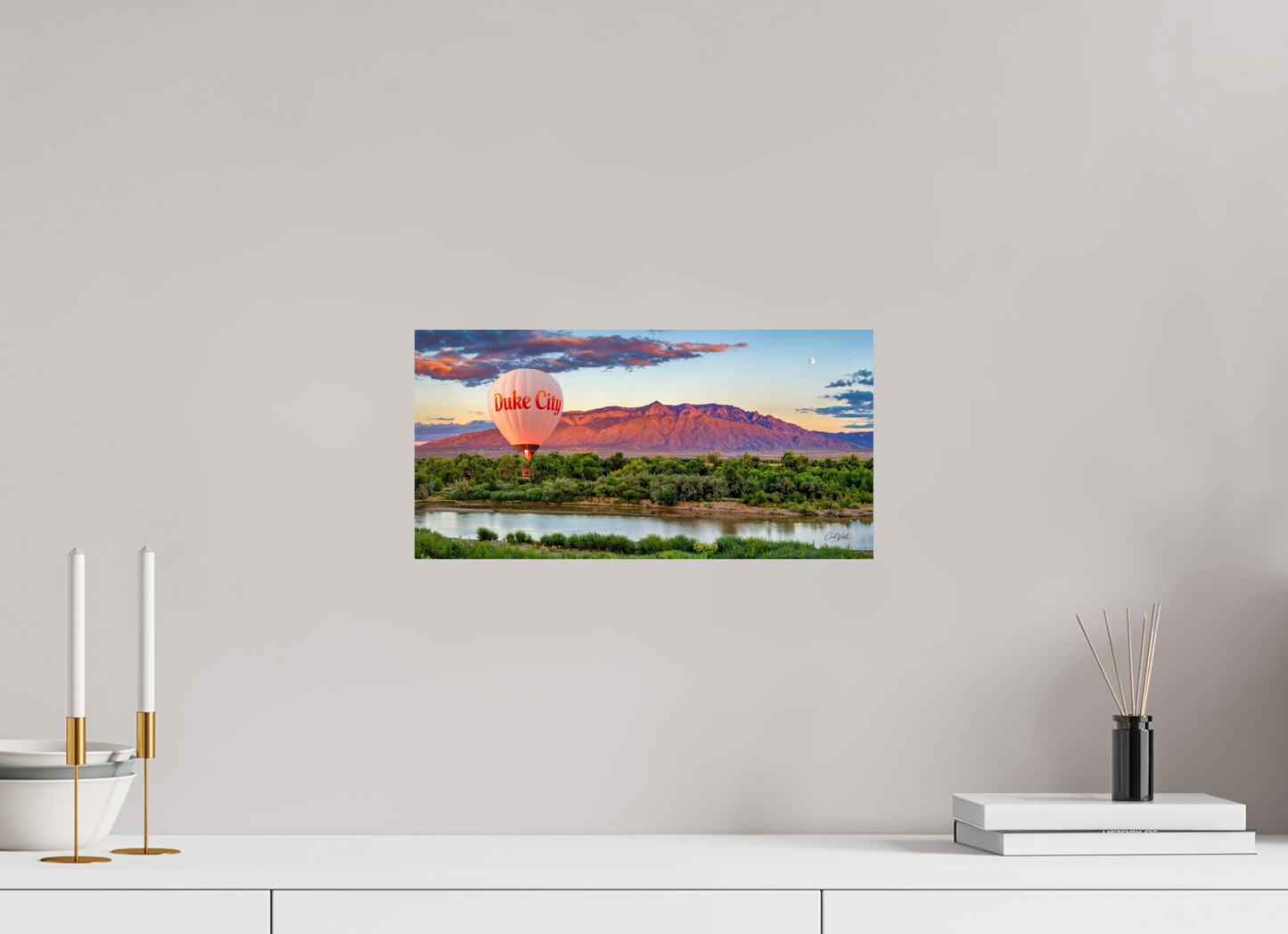 16 x 8″, Photo Print On Fuji Crystal DP II Sandia Sunset Fantasy - Duke City