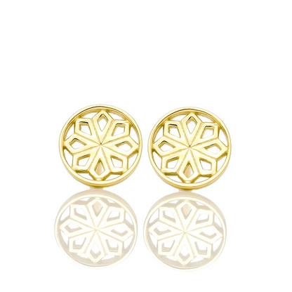 Gold Star Stud Earrings