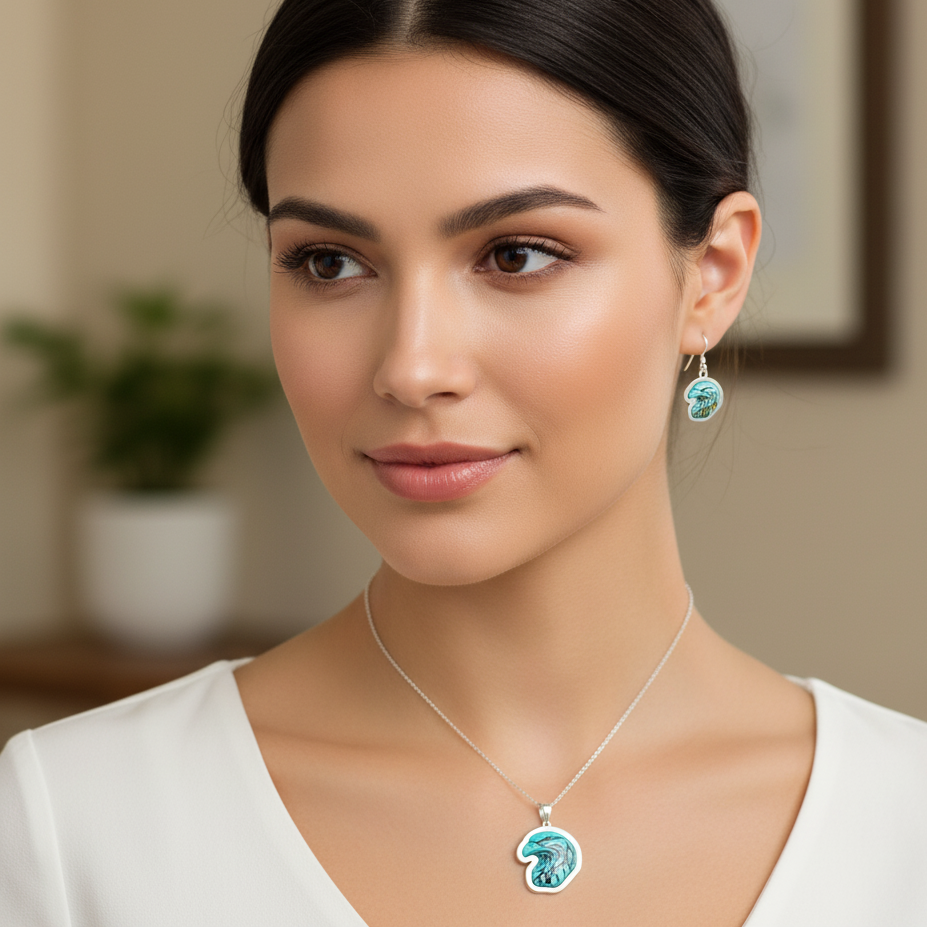 Sterling Silver Turquoise Eagle Head Dangle Earrings