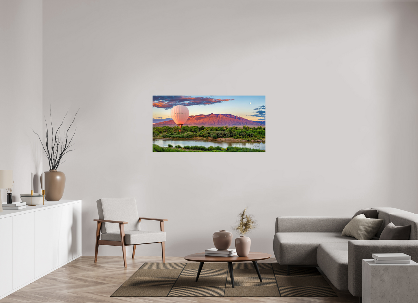 56 x 28″, Photo Print On Fuji Crystal DP II Sandia Sunset Fantasy - Albuquerque
