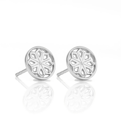 Silver Star Stud Earrings