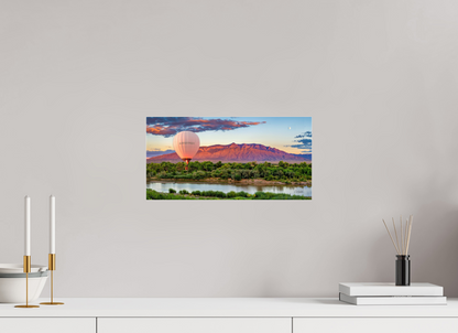 16 x 8″, Photo Print Under Acrylic Glass Sandia Sunset Fantasy - Albuquerque