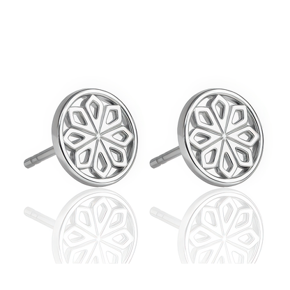 Silver Star Stud Earrings