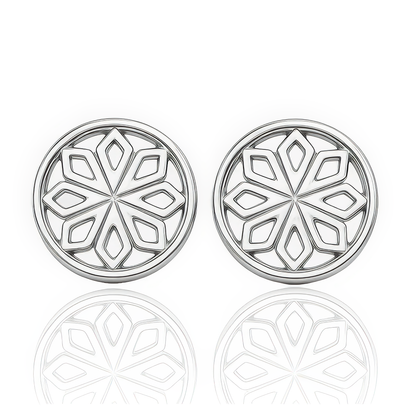 Silver Star Stud Earrings